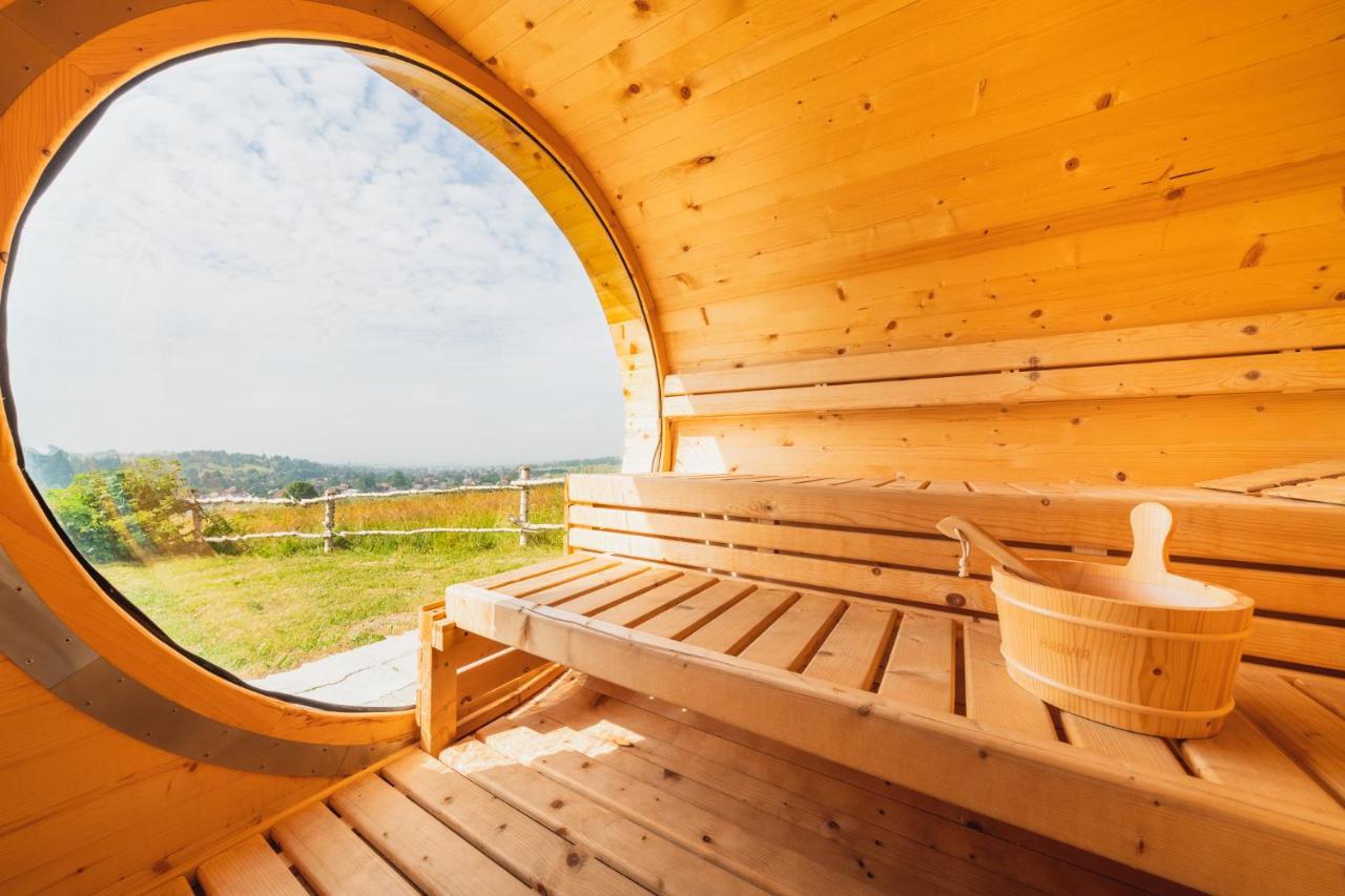 Domki Gorce Klikuszowa Sauna Jacuzzi Экстерьер фото