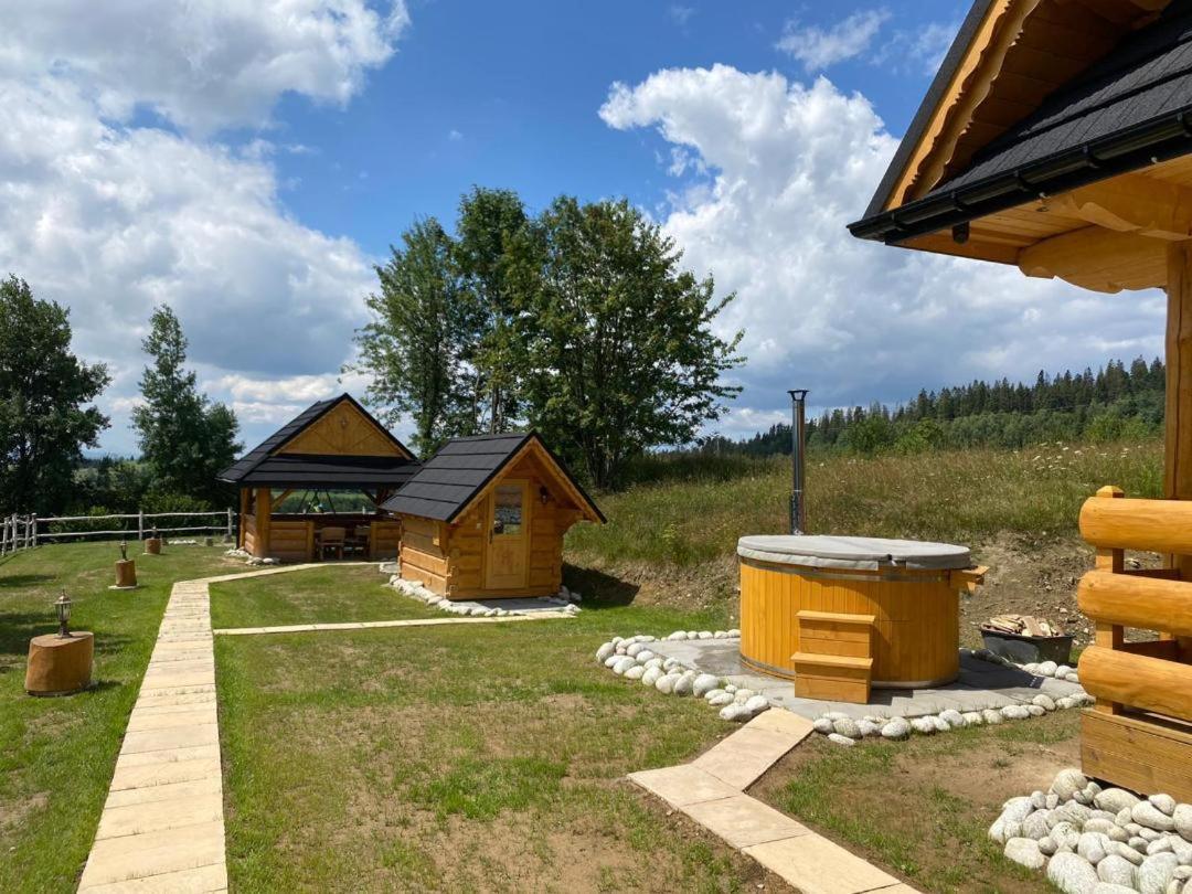 Domki Gorce Klikuszowa Sauna Jacuzzi Экстерьер фото